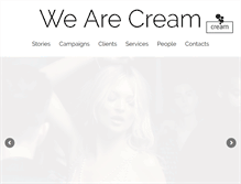 Tablet Screenshot of creamuk.com